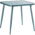 tavolo atelio quadrato 75x75x76 cm (lxlxh) blu vintage quadrata