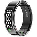 - anello intelligente smart ring orbyt touch taglia 8 (18. 3 mm) fitness tracker con schermo e base