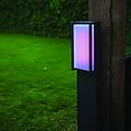 lampione da giardino led qubo h 75 cm antracite 1000 lumen ip54