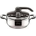 pentola a pressione briosa 3. 5 litri acciaio inox 22 cm per induzione
