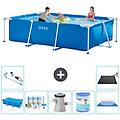 - piscina fuori terra rettangolo 300x200x75 cm blu include accessori coordinati a225