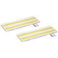 kit panni pavimento easyfix microfibra universale 2 pezzi bianco/giallo