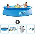 - piscina fuori terra in giro 305x305x76 cm blu include accessori coordinati cb7
