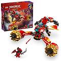 giocattolo moto mech della tempesta di kai ninjago con minifigure e moto per bambini dai 7 anni in