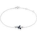 bracciale charlotte oro bianco zaffiro diamante collezione charlotte oro bianco