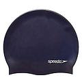 speedo. silicone swim cap nero flat cuffie ritiro gratis