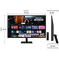 smart monitor m7 m70d da 32'' uhd flat ls32dm700uuxen