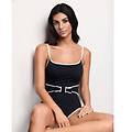 costume intero modellante con fiocco sculpt color / nero / 5 nero