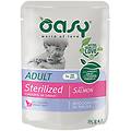 Oasy Cat Bocconcini In Salsa 85 Gr Sterilized Salmone Confezione Da 12 Pezzi Cib