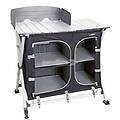 mobile campeggio azabache ct cross square silver e black (99x51x90 cm) 0422088n c03