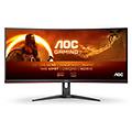monitor 34 2k 1440p wqhd curvo black e red cu34g2xe bk