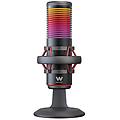 mic studio 70 microfono a condensatore rgb per lo streaming nero