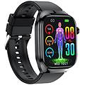 orologio intelligente con ecg frequenza cardiaca pressione sanguigna sonno contapassi black
