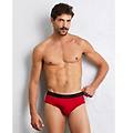 slip in cotone elasticizzato new fashion color con elastico logato / rosso granata / 4 rosso