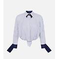 camicia con nodo sul retro