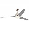eco aviatos bn-sl ventilatore da soffitto con motore dc luce e controllo 24w argento/cromo satinato