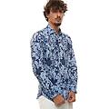 camicia casual azzurro-blu