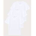 multipack maglie da uomo scollo a v 3 daily / bianco ottico / m bianco ottico