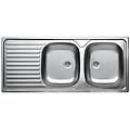 - lavello 116x50 sa138 2 vasche e gocciolatoio sinistro