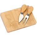 set tagliere e coltelli per formaggio