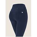 jeggings n. o. w. skinny vita alta in tencel denim dark jeans-seams on tone donna small