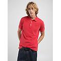 polo in cotone con ricamo
