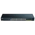 dgs-1250-28x/e 28-porte layer 2/3 smart managed gigabit switch (24x porte base-t 4x 10g sfp+) solo