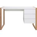 scrivania design 3 cassetti bianco armel