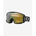 maschera line miner m matte black con lente prizm snow sage gold iridium