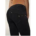jeans push up wr. up mini flare vita regular ice wash nero donna xxx large