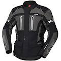 giacca moto in tessuto impermeabile tour pacora-st nero taglia l