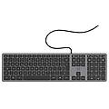 ml302843 tastiera ultra slim pc design elegante e ultra sottile qwerty us international wired space