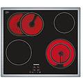 et645hn17e piano cottura nero da incasso ceramica 4 fornello(i) (et645hn17e)