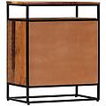 - credenza 60x35x76 cm in legno massello di recupero e acciaio