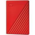 western digital my passport disco rigido esterno 2 tb rosso