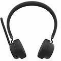 Lenovo Cuffie Stero Con Microfono Wireless Bluetooth Usb C Nero