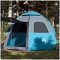 - tenda da campeggio cabina 4 persone blu a rilascio rapido