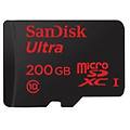 - microsdxc da 200 gb + adattatore
