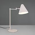lampada da tavolo cosima grigio chiaro altezza 50 cm metallo