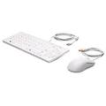 healthcare kit tastiera e mouse usb sanificabile bianca