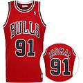 maglia basket nba chicago bulls dennis rodman uomo mitchell & ness