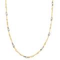 collana uomo oro giallo bianco gl100352