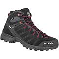 salewa. scarpe da trekking ws alp mate mid wp donna nero scarpe d avvicinamento ritiro gratis