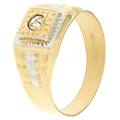 anello uomo oro giallo bianco gl100185