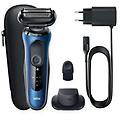 rasoio elettrico viso series 6 61-b1200s senza filo 50min funzionamento a umido 3 lame ricarica