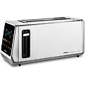 tostapane onetouch duo plus con 2 fessure extra larghe e display led 1450w in acciaio inossidabile
