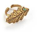 anello zirconi gioiello donna fogliette rotonde vvr-fgltro-an-brg