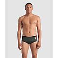 shorts da bagno uomo dark sage-black