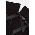 calze lunghe con fiocchi donna nero tu