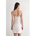 sottoveste in seta donna avorio taglia xs